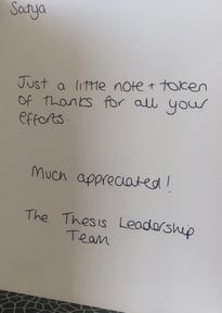 Thesis Leadership Message Thesis Leadership Message